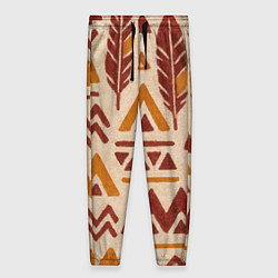 Брюки женские Паттерн с индийскими мотивами, цвет: 3D-принт