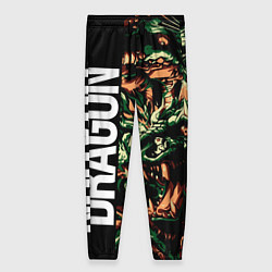 Брюки женские Татуировка дракона ирезуми, цвет: 3D-принт