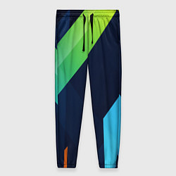 Брюки женские Multicolored, цвет: 3D-принт