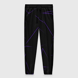 Брюки женские Color purple line, цвет: 3D-принт