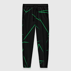 Женские брюки Color light green line