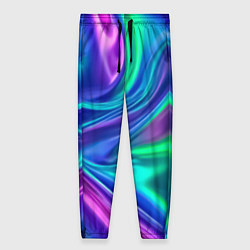 Брюки женские Neon waves, цвет: 3D-принт