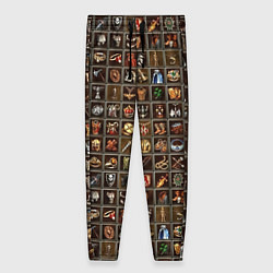 Брюки женские Артефакты меча и магии, цвет: 3D-принт