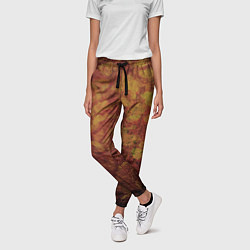 Брюки женские Абстракция - desert camouflage, цвет: 3D-принт — фото 2