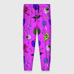 Брюки женские Halloween pink, цвет: 3D-принт