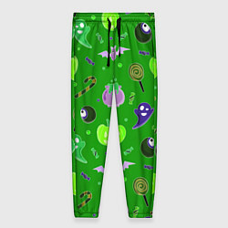 Брюки женские Halloween green, цвет: 3D-принт