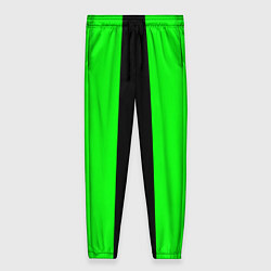Брюки женские Color green black line, цвет: 3D-принт