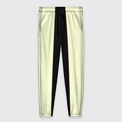 Женские брюки Color black beige line