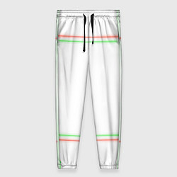 Женские брюки Neon light green red