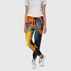 Брюки женские Краска на стене, цвет: 3D-принт — фото 2