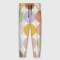 Женские брюки Цветочный горошек