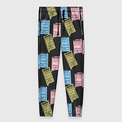 Брюки женские Советские билеты транспорта, цвет: 3D-принт