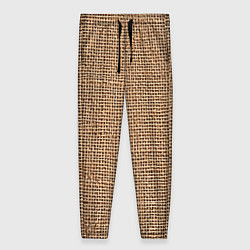 Брюки женские Мешковина имитация, цвет: 3D-принт