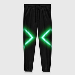 Женские брюки Neon green lines
