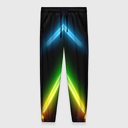 Женские брюки Neon multicolored lines