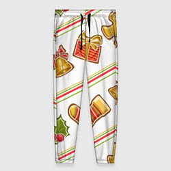 Брюки женские Рождественский дух, цвет: 3D-принт