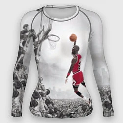 Рашгард женский Michael Jordan NBA, цвет: 3D-принт