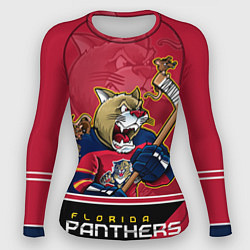 Рашгард женский Florida Panthers, цвет: 3D-принт