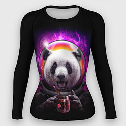 Рашгард женский Panda Cosmonaut, цвет: 3D-принт