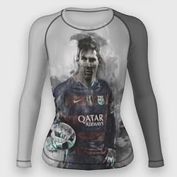 Рашгард женский Lionel Messi, цвет: 3D-принт