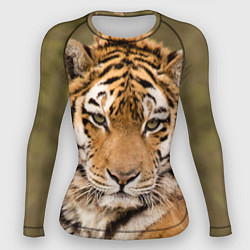 Рашгард женский Милый тигр, цвет: 3D-принт