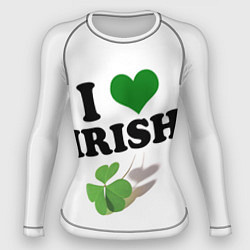 Женский рашгард Ireland, I love Irish