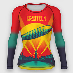 Рашгард женский Led Zeppelin: Hindenburg, цвет: 3D-принт