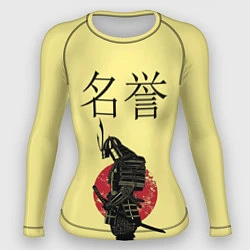 Рашгард женский Японский самурай (честь), цвет: 3D-принт