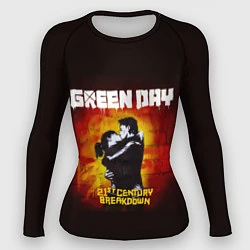 Рашгард женский Поцелуй Green Day, цвет: 3D-принт