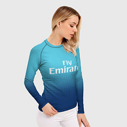 Рашгард женский Arsenal FC: Ozil Blue Away 17/18, цвет: 3D-принт — фото 2