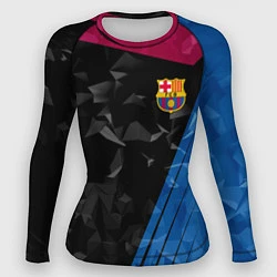 Рашгард женский FC Barcelona: Abstract, цвет: 3D-принт