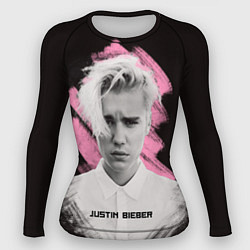 Женский рашгард Justin Bieber: Pink Splash