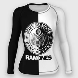 Женский рашгард Ramones B&W