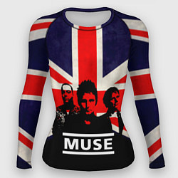 Рашгард женский Muse UK, цвет: 3D-принт