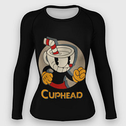 Рашгард женский Cuphead: Mugman, цвет: 3D-принт