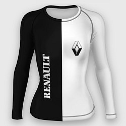 Рашгард женский Renault: Black & White, цвет: 3D-принт
