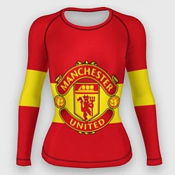 Рашгард женский FC Man United: Red Style, цвет: 3D-принт