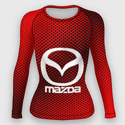 Женский рашгард Mazda: Red Carbon
