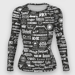 Рашгард женский Rock Star, цвет: 3D-принт
