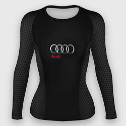 Рашгард женский Audi Carbon, цвет: 3D-принт
