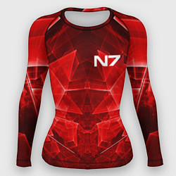 Рашгард женский Mass Effect: Red Armor N7, цвет: 3D-принт