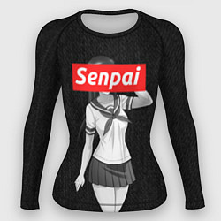 Рашгард женский Senpai: School Girl, цвет: 3D-принт