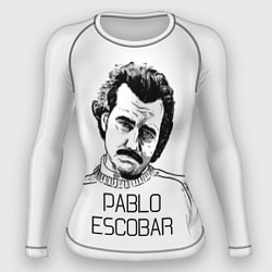 Рашгард женский Pablo Escobar, цвет: 3D-принт