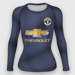 Рашгард женский Manchester United away 18-19, цвет: 3D-принт