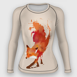 Рашгард женский Paint Fox, цвет: 3D-принт