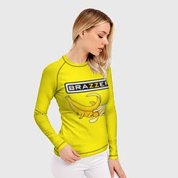 Рашгард женский Brazzers: Yellow Banana, цвет: 3D-принт — фото 2