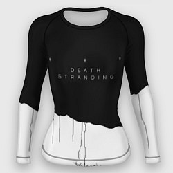 Рашгард женский Death Stranding: Black & White, цвет: 3D-принт