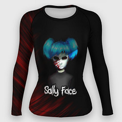 Рашгард женский Sally Face окровавленное лицо, цвет: 3D-принт