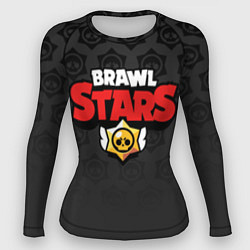 Рашгард женский Brawl Stars: Black Team, цвет: 3D-принт