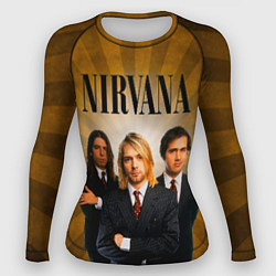 Рашгард женский Nirvana, цвет: 3D-принт